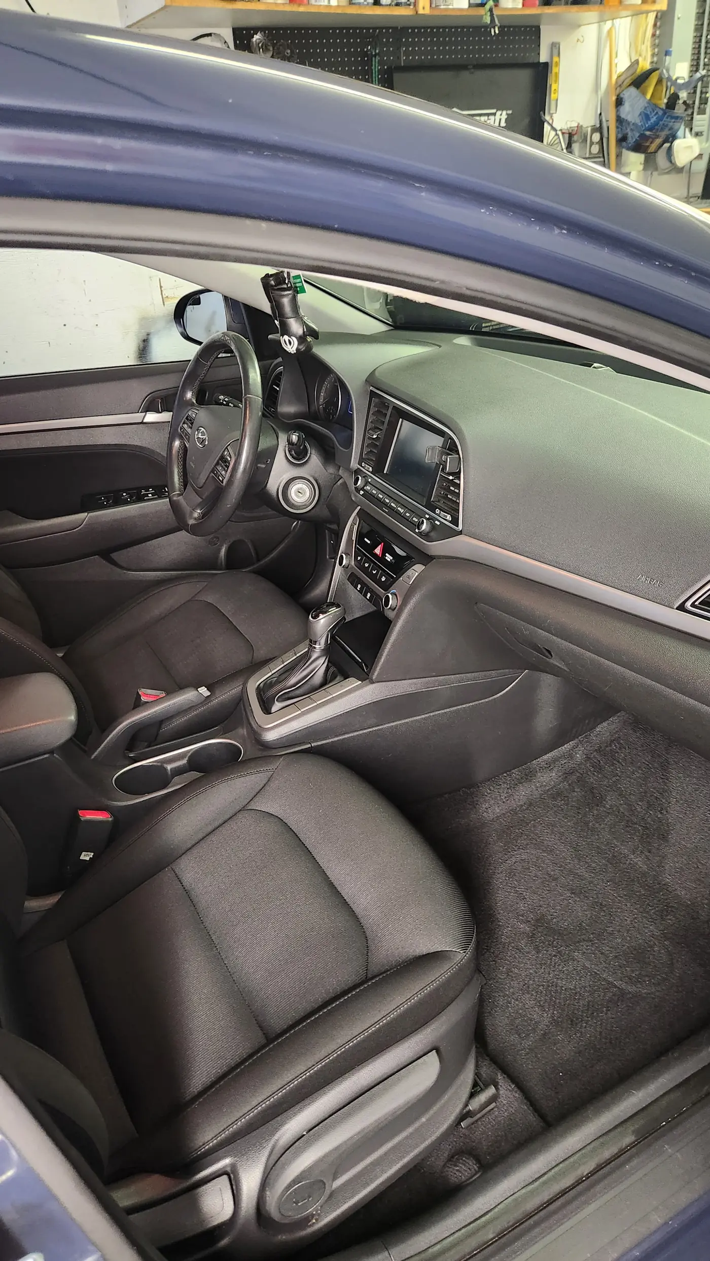 Hyundai Elantra after interior deep clean