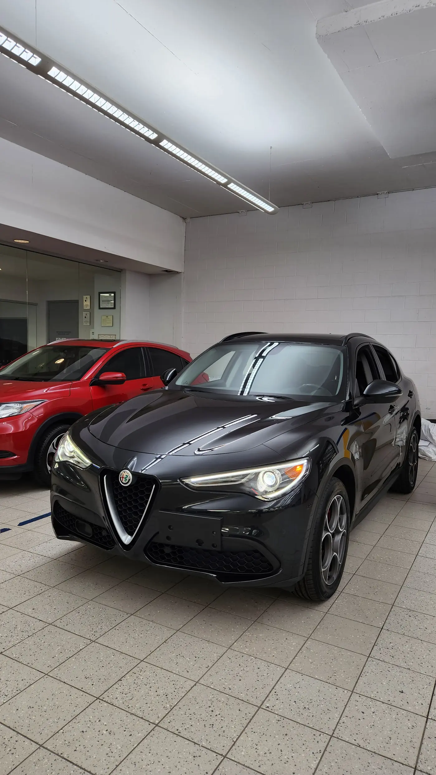 Alfa Romeo Stelvio - Détail catastrophe