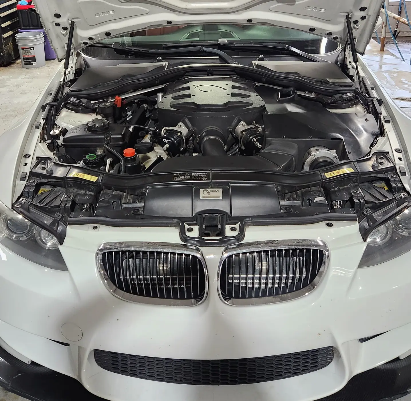 BMW M3 paint close-up